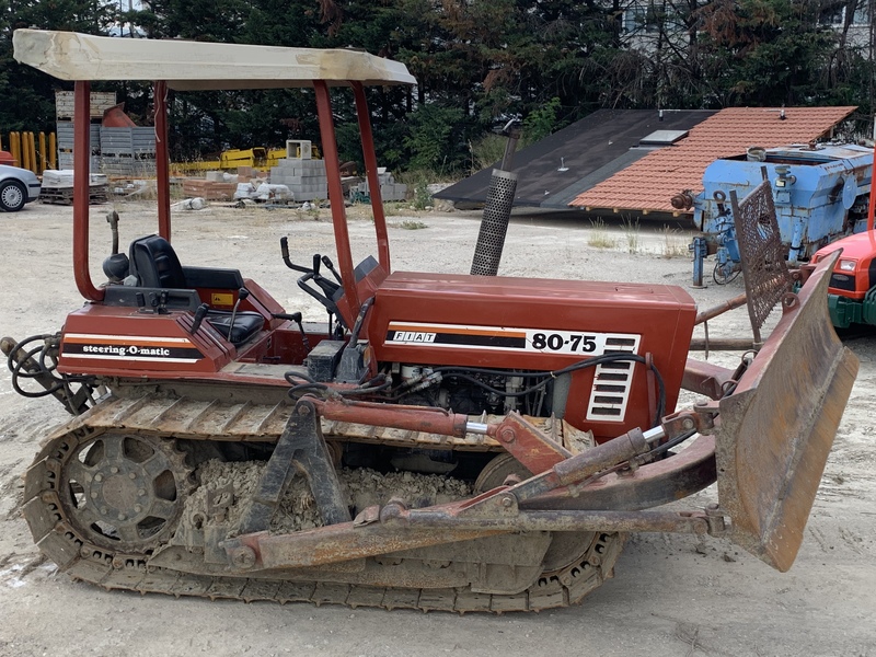 FIAT 80-75 C TRATTORE CINGOLATO 80 cv CON APRIPISTA 