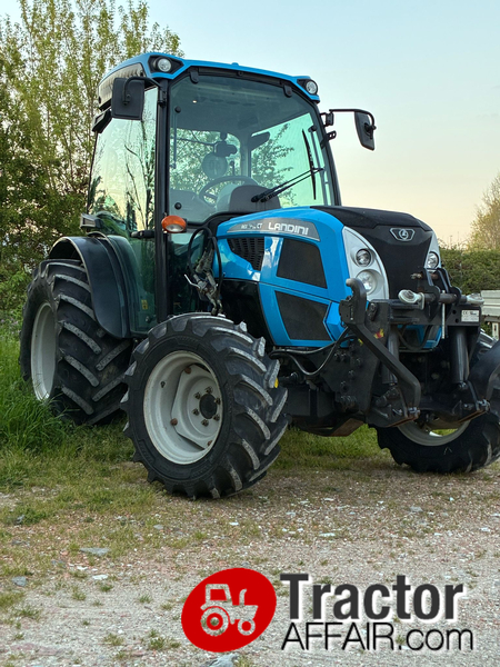 LANDINI REX 4 120 GT TRATTORE FRUTTETO 2019 SOLLEVATORE ANTERIORE CABINA 